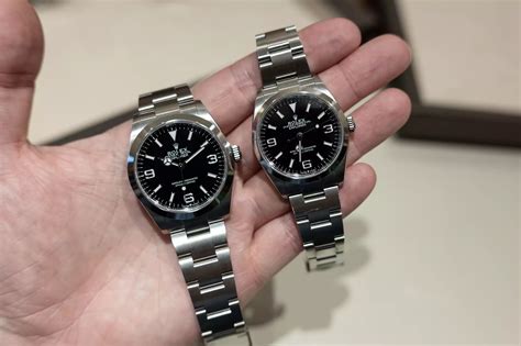 rolex explorer 36 vs 40|rolex 224270.